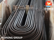 Heat Exchanger Tube ASTM A179 Seamless Carbon Steel U Bend Tube Black Painting Surface