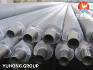 Embedded Fin Tube ASTM A179 Seamless Tube with L Type Aluminum Fins for Heater