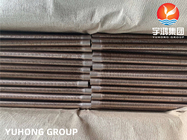 ASTM B111 C70600  CuNi 90/10 Heat Exchanger Fin Tube Extruded Tube 25.4MM 1&quot;  Copper  Finned Tube for Heat Transfer