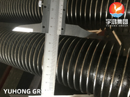 ASME SA213 T12 High Efficiency Welded Helical HFW Helical Spiral Serrated Finned Tube For Heat Exchanger Air Cooling