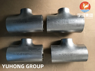 Super Duplex Forged Steel Fittings ASTM A815 UNS S32750 / S32760 Seamless Tee / Reducer Tee