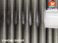 ASME SB163 UNS Monel 400 Nikel Alloy Seamless Tube G Type Aluminum Finned Pipe For Marine Components