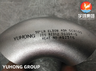 JIS B2312 Standard SS304 Elbow Seamless Pipe Fittings for Water Industry