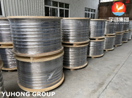 ASTM A269 316L Stainless Steel Bright Annealed Coiled Tubing Cold Rolled For Chemical Injection
