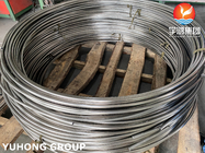 ASTM A269 TP304L TP316L TP316Ti Stainless Steel Welded Coiled Tube For Cable Industry