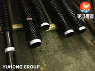 ASME SA335 P9  Alloy Steel Pipe  With 13 Cr SS410 Steam Reforming Furnace Studded Tube
