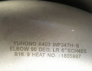 A403 WP347H Stainless Steel Pipe Fitting 90 Degree Elbow