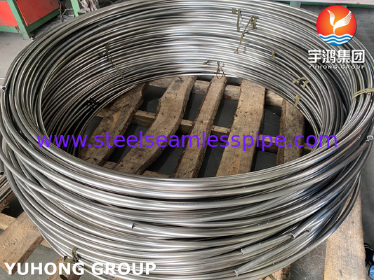 Super Long Coiled Tube Austenitic Stainless Steel TP316L 1.4404 In Oil And Gas