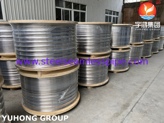 Stainless Steel Welded Coiled Tube ASTM A269 TP304L TP316L TP316Ti For Cable Industry