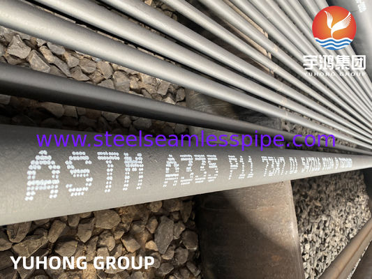 A335 P11 Ferritic Alloy-Steel Seamless Pipe, Hot-Finished and Good Weldability, For Steam Lines And Boilers