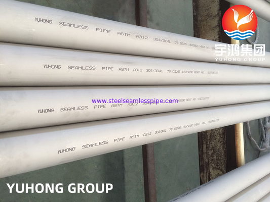 ASTM A312 TP304 304L Seamless And Welded Pipe High Temperature