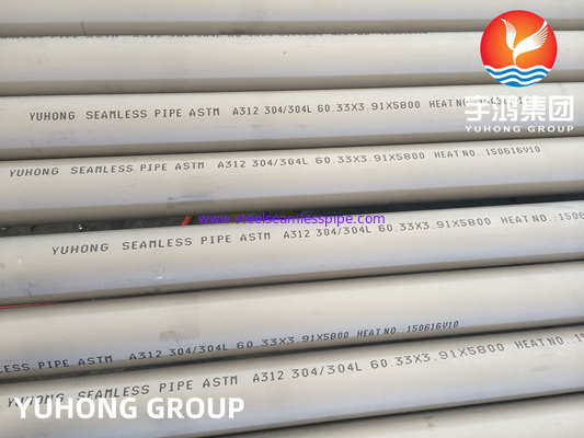 ASTM A312 TP304 304L Seamless And Welded Pipe High Temperature