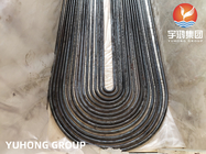 Heat Exchanger Tube ASTM A179 Seamless Carbon Steel U Bend Tube Black Painting Surface