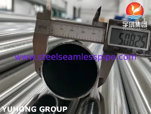Stainless Steel Seamless Sanitary Tube ASTM A270 TP316L 320 Grit Polished Outside