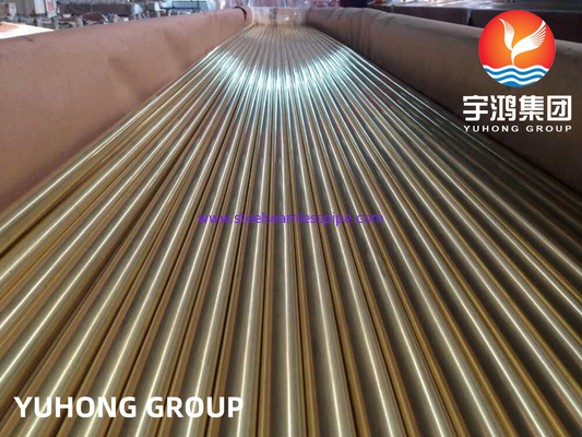 ASTM B111 /ASME SB111 C44300 Seamless Brass Tube For Boiler for Oil and Gas Application