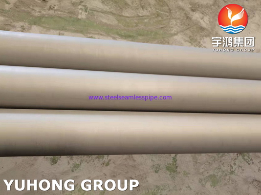 ASTM A312 TP304H Stainless Steel Seamless Pipe Cold Rolled High Temperature Application