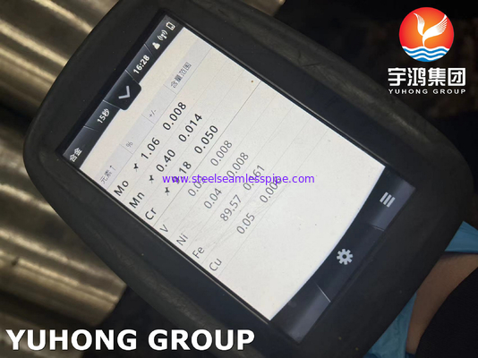 ASTM A335 P9 High Temperature Alloy Steel Pipe For Heat Exchanger Black Painted
