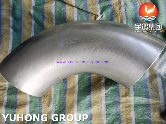 Titanium Pipe Fittings, ASTM B363 WPT2 / Grade 2 / UNS R50400 Flanged Elbow