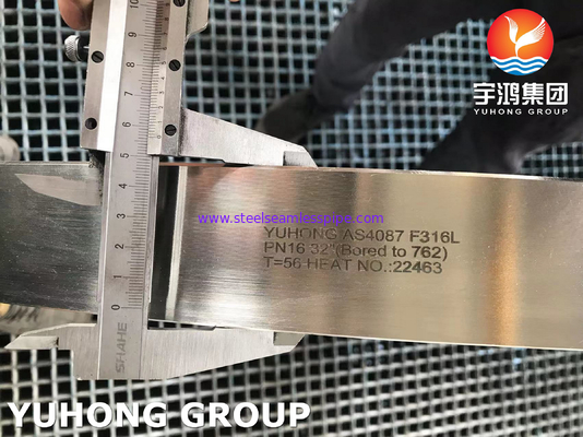 AS4087 F316L Stainless Steel Forged Flange FF 32" PN16 T56 Bored