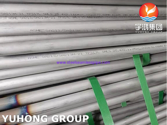 ASTM A213 TP317L Seamless Stainless Steel U Bend Tube Applied For Heat Exchanger