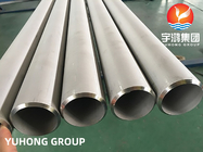 Duplex Stainless Steel Pipes ASTM A789 S32750 (1.4410), UNS S31500 (Cr18NiMo3Si2), Bevel End, fixed length, pickled