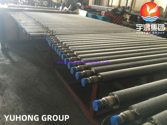 ASME SA213 T12 Low Alloy Stainless Steel HFW Finned Tube Applied For High Temperature Heat Exchanger)