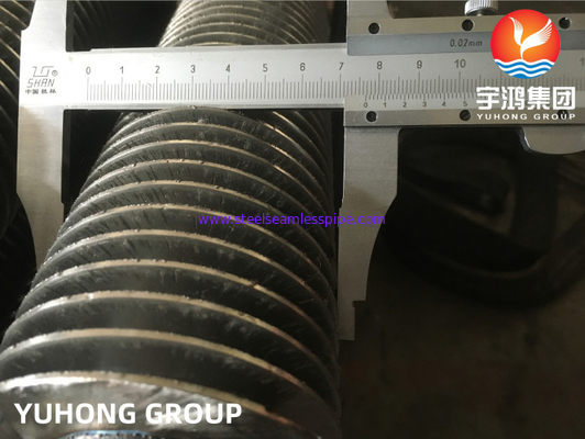 ASME SA213 T12 Low Alloy Stainless Steel HFW Finned Tube Applied For High Temperature Heat Exchanger)