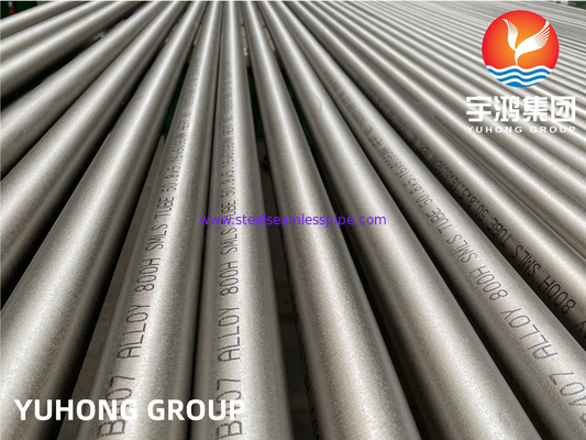 ASTM B407/ASME SB407 Alloy 800H/UNS N08810  Nickel Iron Chromium Alloy Seamless Pipe