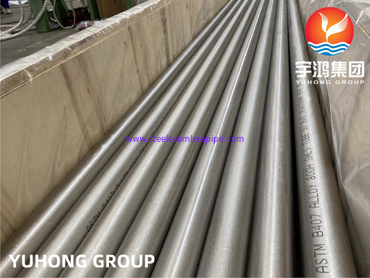 ASTM B407/ASME SB407 Alloy 800H/UNS N08810  Nickel Iron Chromium Alloy Seamless Pipe