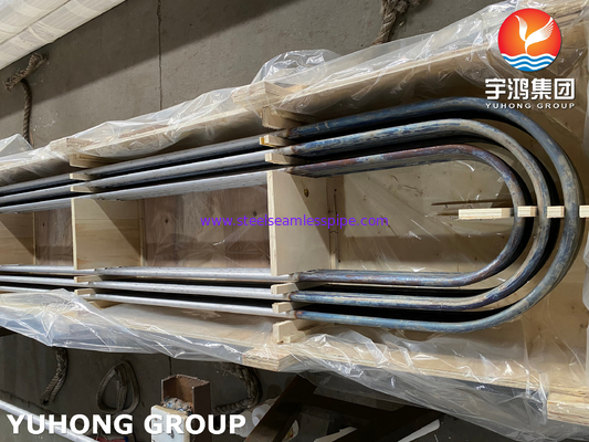 ASME SA789 SAF 2205 / UNS S32205 Duplex Steel Heat Exchanger U Bend Tube