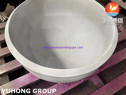 ASME SA403 WP304-S Stainless Steel Cap Large Size 40 inch Butt Weld Pipe Fitting PT