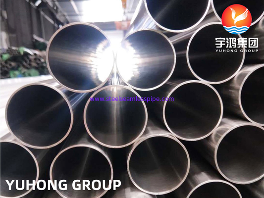 ASTM A270 TP304 Stainless Steel Welded Tube , Bright Annealed Treatment Used In Sanitary Applications