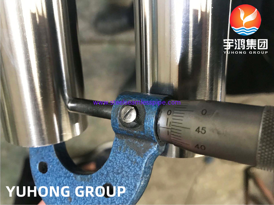 ASTM A270 TP304 Stainless Steel Welded Tube , Bright Annealed Treatment Used In Sanitary Applications