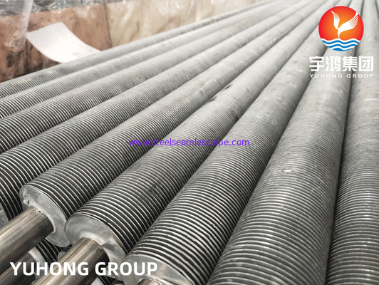 Stainless Steel Welded ASME SA249 TP304 Extruded Finned Tube Applied For Heat Exchanger Air Cooler