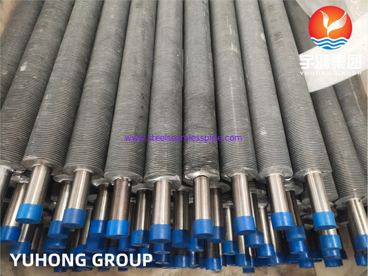 Stainless Steel Welded ASME SA249 TP304 Extruded Finned Tube Applied For Heat Exchanger Air Cooler