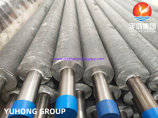 Stainless Steel Welded ASME SA249 TP304 Extruded Finned Tube Applied For Heat Exchanger Air Cooler