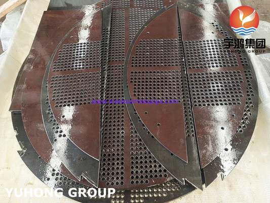 ASME SA516 GR.70 BAFFLE PLATE FOR HEAT EXCHANGER CONDENSER TUBESHEET