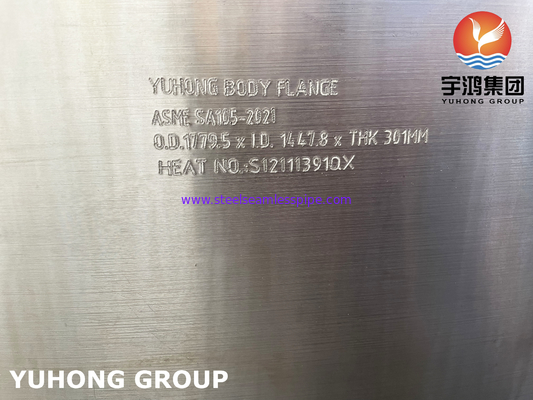 A105 Forged carbon steel Girth Flange, Body flange For Pressure Vessel with Good Durability