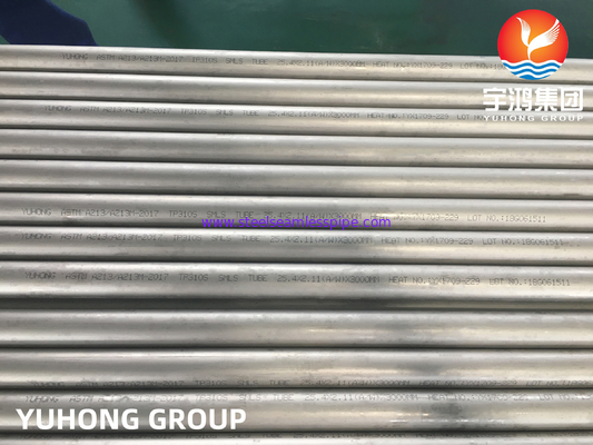 Stainless Steel Corrugated Tubes For Heat Exchangers TP304 / TP304L TP316 / TP316L 19.05X2.11MM