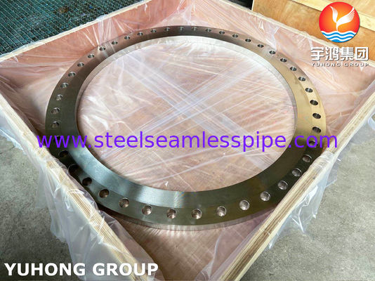 ASTM A240 SS904L Plate Fabricated Slip-On Flange with Flat Face AWWA C207 and Custom Dimensions