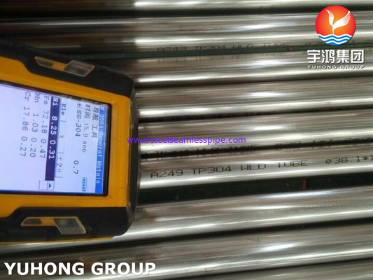 Stainless Steel Welded Tube ASME SA249 TP304 TP304L TP316L Heat Exchanger Tube