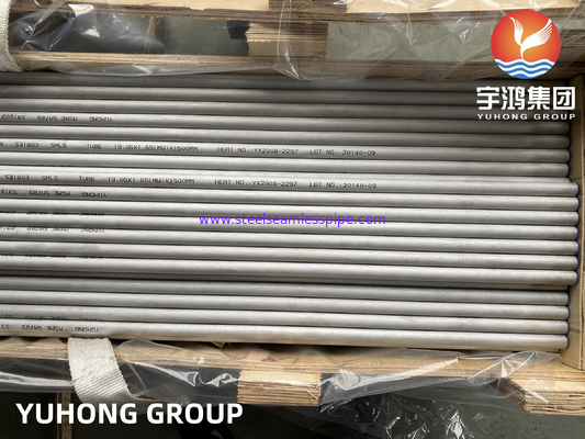 ASME SA789/ ASTM A789 S31803 Duplex Stainless Steel Tube for Boiler Tube Ply Wooden Case