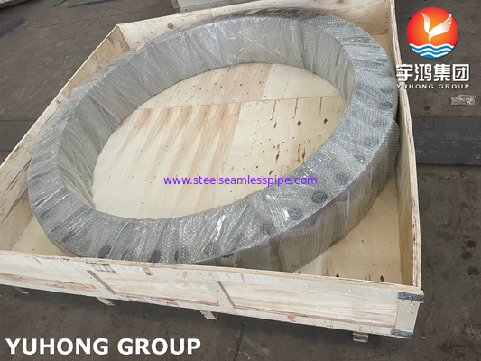 ASTM A105 / ASME SA105 Body Flange / Carbon Steel Forged Flange For Heat Exchanger UT / HT