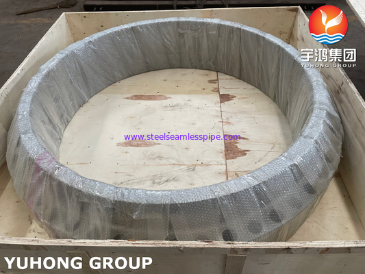 ASTM A105 / ASME SA105 Body Flange / Carbon Steel Forged Flange For Heat Exchanger UT / HT