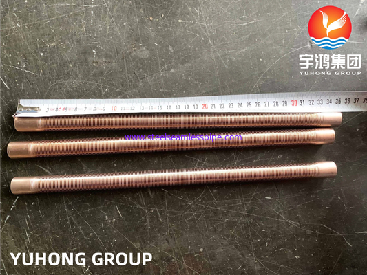 B111 C70600 O61 LOW FIN TUBE COPPER NICKEL ALLOY FOR AIR COOLER