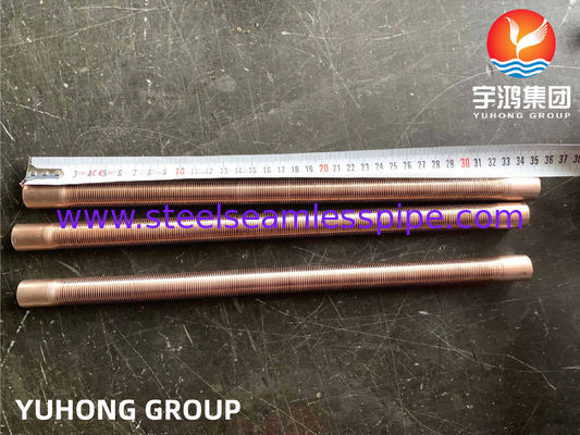 Copper Alloy Tube - Low Fin type, B111 C70600 O61 cu70/ni30 Copper Alloy For Air Cooler
