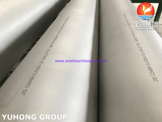 JIS G3459 SUS304 Stainless Steel Seamless Pipe Pickled And Annealed Surface