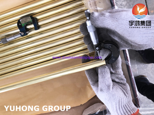 ADMIRALTY BRASS C44300 O61 COPPER ALLOY STEEL TUBE B111 / SB111