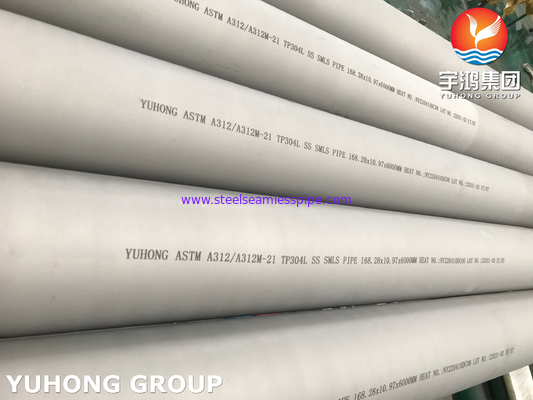 ASTM A312 TP316L TP304L Stainless Steel Seamless Pipe For Oil And Gas