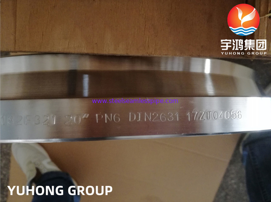 ASTM A182 F321 F321H WNRF Forged Stainless Steel Flanges Raised Face